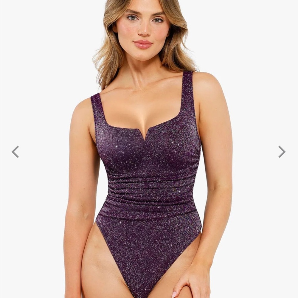 Elegant Purple Women's Swimsuit